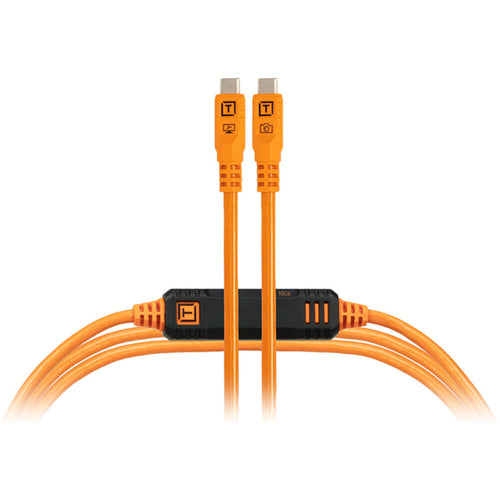 Tether Tools TetherPro Optima 10G USB-C 4.6m Straight to Straight - Orange