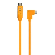 Tether Tools Tetherpro Right Angle USB-C to USB-C 50cm Hi-Vis (Orange)