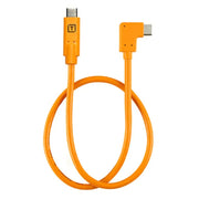 Tether Tools Tetherpro Right Angle USB-C to USB-C 50cm Hi-Vis (Orange)