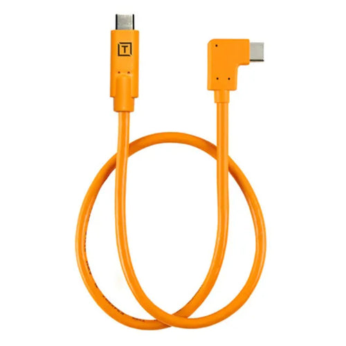 Tether Tools Tetherpro Right Angle USB-C to USB-C 50cm Hi-Vis (Orange)