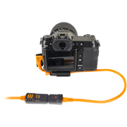 Tether Tools TetherPro Optima 10G USB-C Straight-to-Right Angle Pigtail Adapter Cable (20
