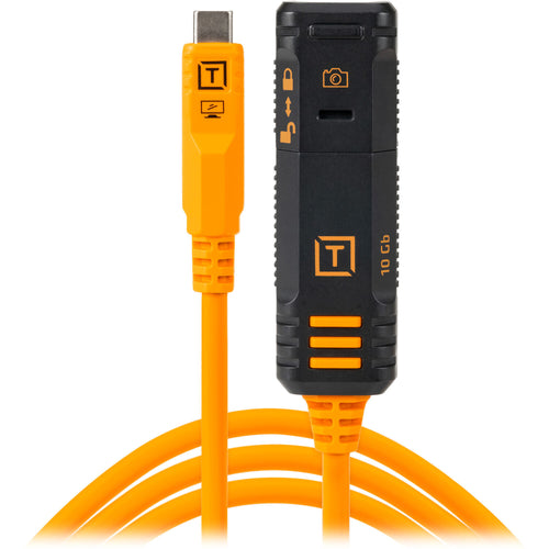 Tether Tools TetherPro Optima 10G TetherBoost Locking USB-C Extension Cable (16')