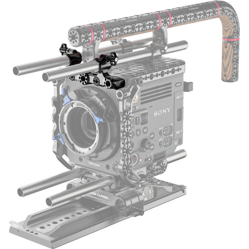 Wooden Camera Front Dual Rod Clamp (Sony Burano)