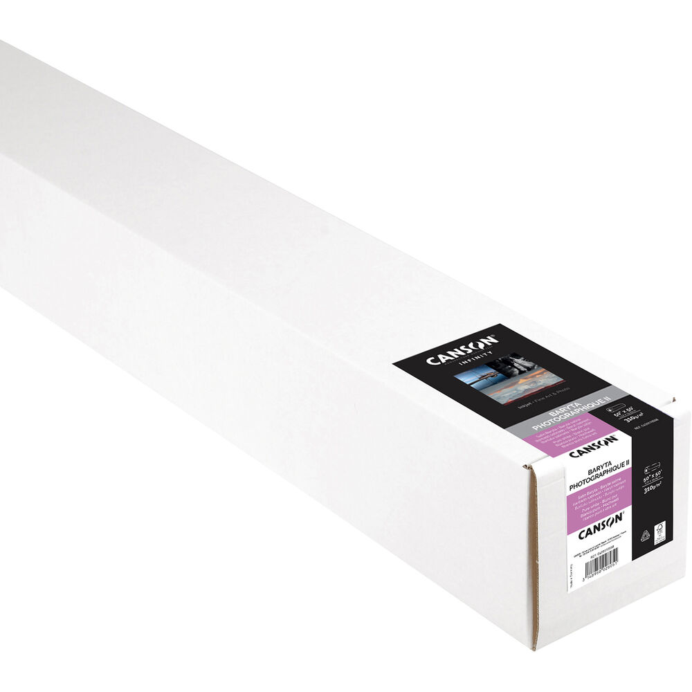 Canson Infinity Baryta Photographique II Box, 12.7 x 17.8 cm, 25 sheets, 310 g Canson Infinity Baryta Photographique II Box, 12.7 x 17.8 cm, 25 sheets, 310 g