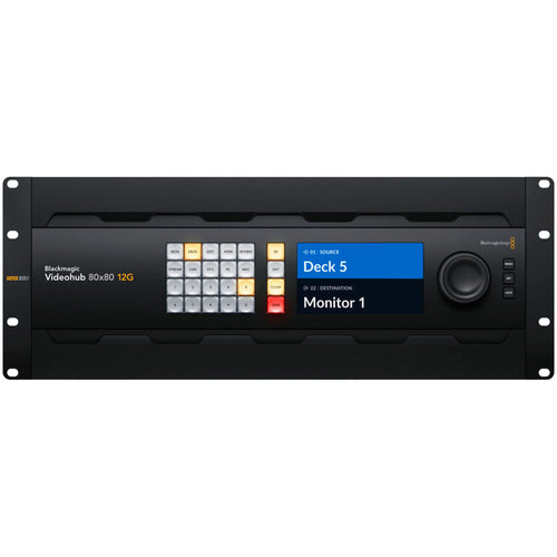 Blackmagic Videohub 80x80 12G Zero Latency Video Router