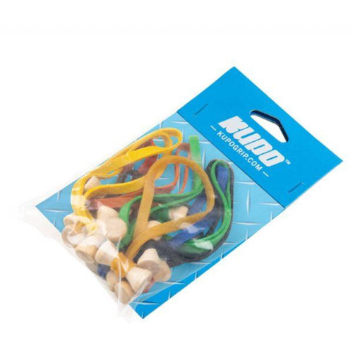 Kupo Elastic Cable Tie 10 Pack 6mm x 12.7cm (Various Colours)