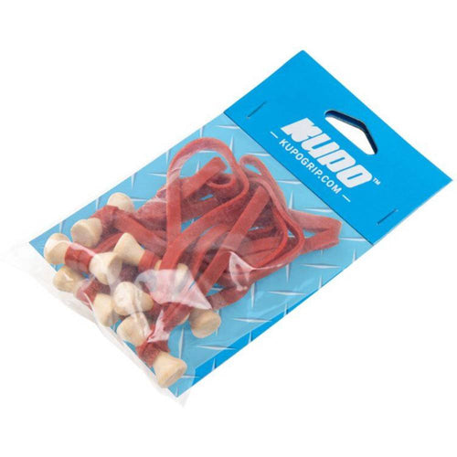 Kupo Elastic Cable Tie 10 Pack 6mm x 12.7cm (Various Colours)
