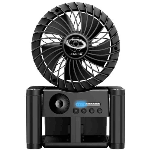 Lensgo 50W Photography Styling Fan with Batteries and Charger