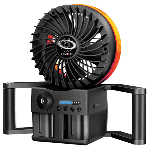 Lensgo 50W Photography Styling Fan with Batteries and Charger