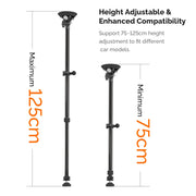 MOVMAX Adjustable Telescopic Rod 75cm to 125cm