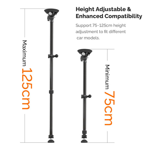 MOVMAX Adjustable Telescopic Rod 75cm to 125cm