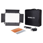 Nanlite 1200DSA DMX LED Panel with V-Lock Battery Feature and Barn Doors