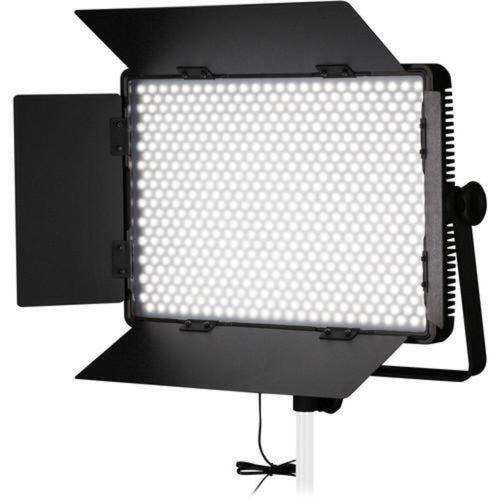 Nanlite 1200DSA DMX LED Panel with V-Lock Battery Feature and Barn Doors