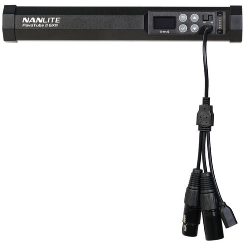 Nanlite USB-C to DMX Cable Splitter II for PavoTube II 6XR T8-7X PavoBulb 10C