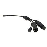 Nanlite USB-C to DMX Cable Splitter II for PavoTube II 6XR T8-7X PavoBulb 10C