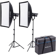 Nanlite FS-300B Twin Kit with light stands