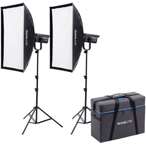 Nanlite FS-300B Twin Kit with light stands