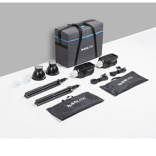 Nanlite FS-300B Twin Kit with light stands