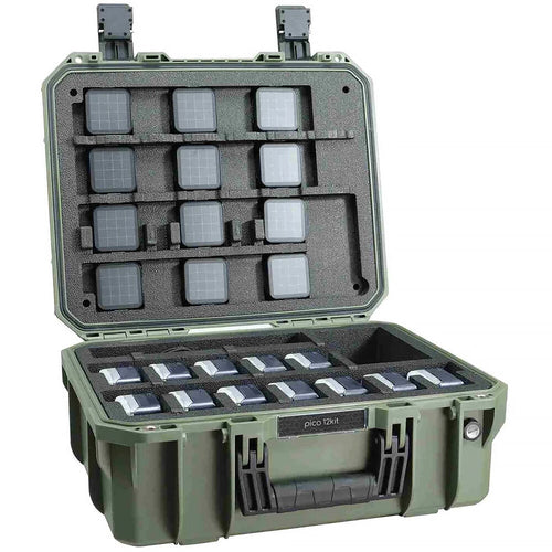Nanlite Pico LED Light Midnight Blue 12 Kit with Hard Case