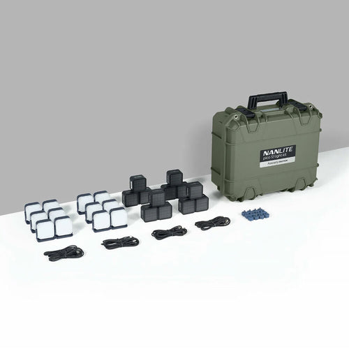 Nanlite Pico LED Light Midnight Blue 12 Kit with Hard Case