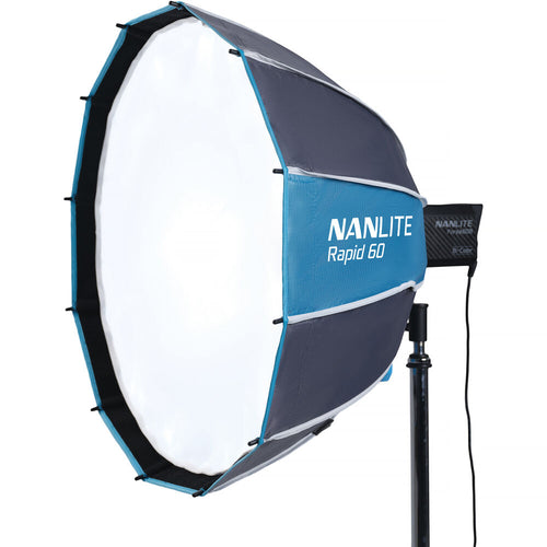 Nanlite 60cm Rapid Parabolic Soft Box for Forza 60 FC120 Evoke 150C