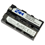 Nanlite Rechargeable Lithium Battery for Sony NPF550, NPF570, 2000mAh, 7.2V