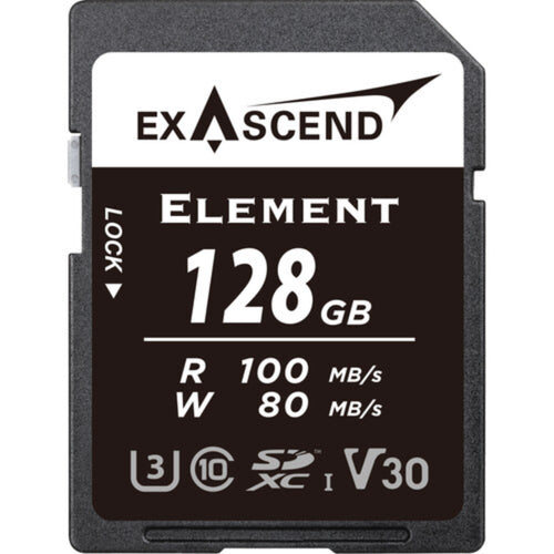 Exascend Element SDXC 100MB/s UHS-I Memory Card - V30