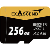 Exascend 256GB Catalyst microSDXC 150MB/s UHS-I Memory Card with Adapter - V30