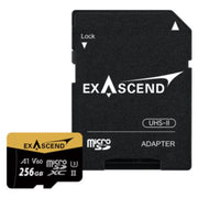 Exascend Catalyst microSDXC 280MB/s UHS-II Memory Card with Adapter - V60