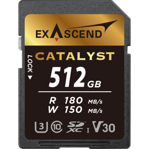 Exascend Catalyst SDXC 180MB/s UHS-I Memory Card - V30