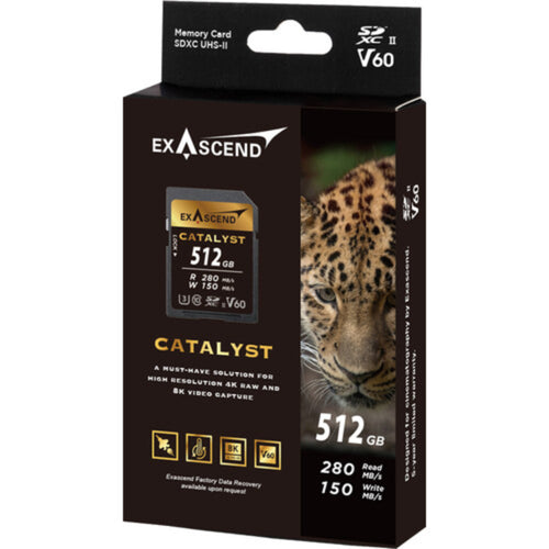 Exascend Catalyst SDXC 280MB/s UHS-II Memory Card - V60