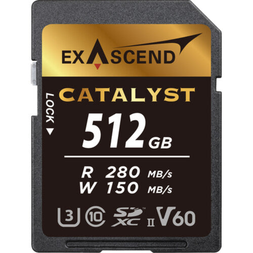 Exascend Catalyst SDXC 280MB/s UHS-II Memory Card - V60