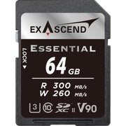 Exascend Essential SDXC 300MB/s UHS-II Memory Card - V90