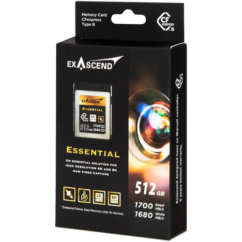Exascend Essential Series CFexpress Type B 1700MB/s Memory Card