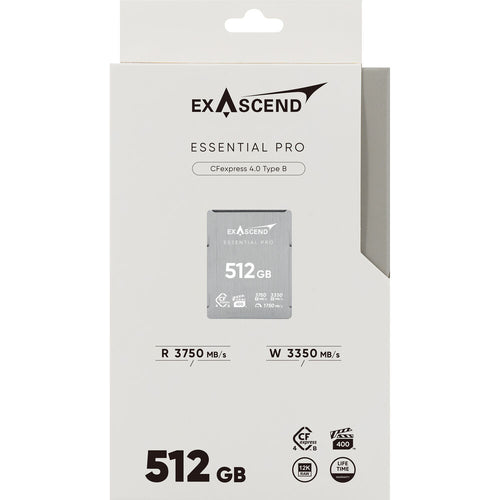 Exascend Essential Pro CFexpress 4.0 Type B 3700MB/s Memory Card