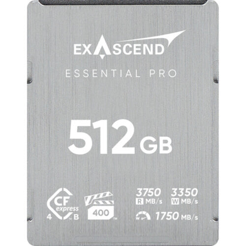 Exascend Essential Pro CFexpress 4.0 Type B 3700MB/s Memory Card