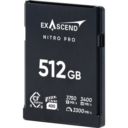 Exascend Nitro Pro CFexpress 4.0 Type B 3750MB/s Memory Card