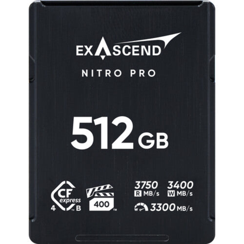 Exascend Nitro Pro CFexpress 4.0 Type B 3750MB/s Memory Card