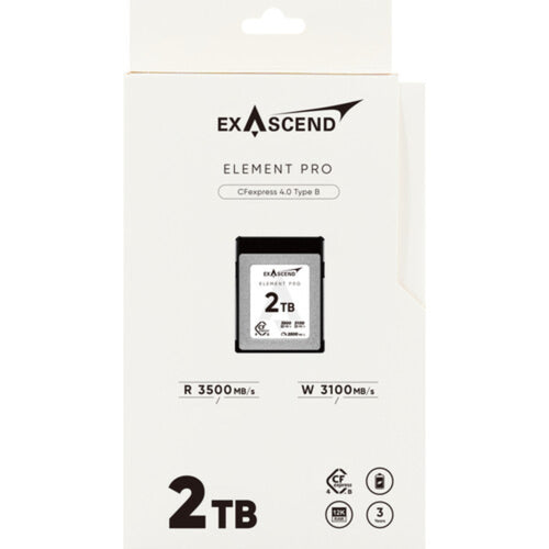 Exascend Element Pro CFexpress 4.0 Type B 3500MB/s Memory Card