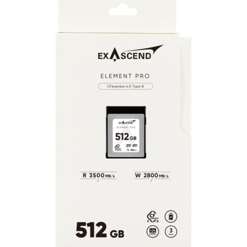 Exascend Element Pro CFexpress 4.0 Type B 3500MB/s Memory Card