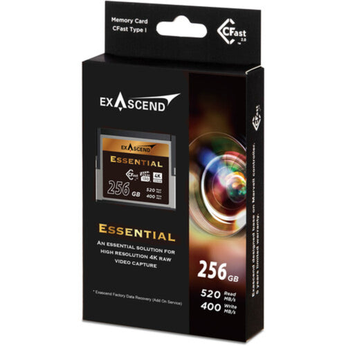 Exascend CFX Series CFast 2.0 520MB/s Memory Card