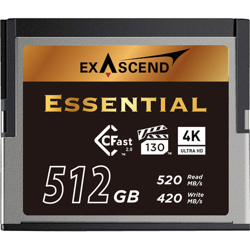 Exascend CFX Series CFast 2.0 520MB/s Memory Card