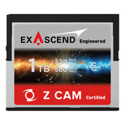Z CAM Exascend CFast 2.0 520MB/s Memory Card