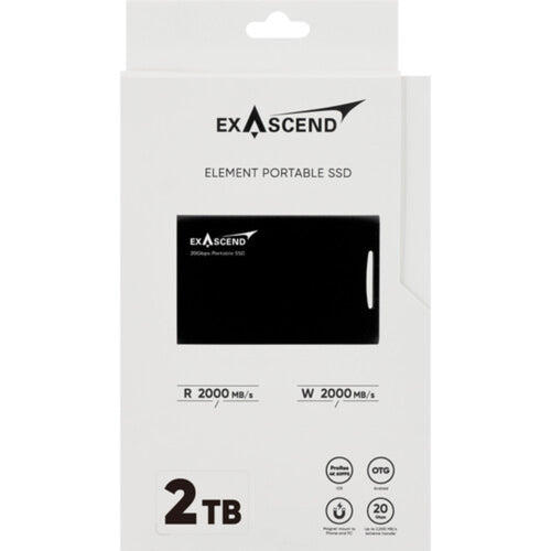 Exascend 2TB Element USB 3.2 Gen 2x2 Portable SSD