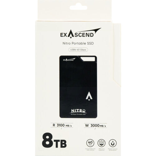 Exascend Nitro USB4 Portable SSD (Black)