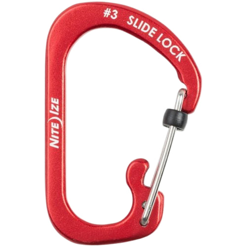 Nite Ize SlideLock Carabiner Aluminium 3 - Red
