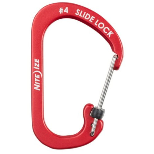 Nite Ize SlideLock Carabiner Aluminium 4 - Red