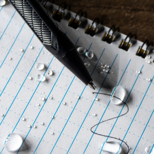 Rite in the Rain All Weather Mini Bolt-Action Pen with Clip Refillable - Black - Black Ink