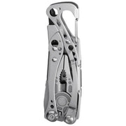 Leatherman Skeletool Lightweight Multi-Tool with Clip 420HC S/S Combo Blade - Silver - Peg