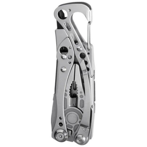 Leatherman Skeletool Lightweight Multi-Tool with Clip 420HC S/S Combo Blade - Silver - Peg